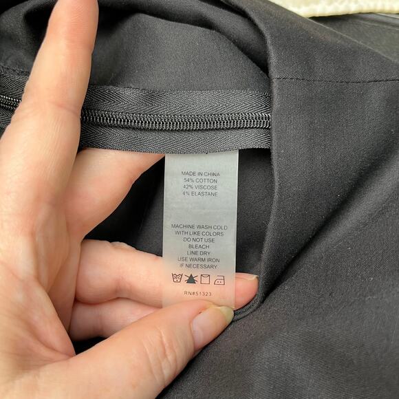 Vince Camuto Black Stretch Dress Pants Smoothing & Darted Flattering Fit, SZ 6 - Picture 12 of 12